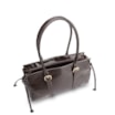 Bolsa Tote Alt Verniz Marrom Escuro - imagem 5