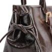 Bolsa Tote Alt Verniz Marrom Escuro - imagem 6