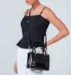 Bolsa Tote Alt Verniz Preto - imagem 2
