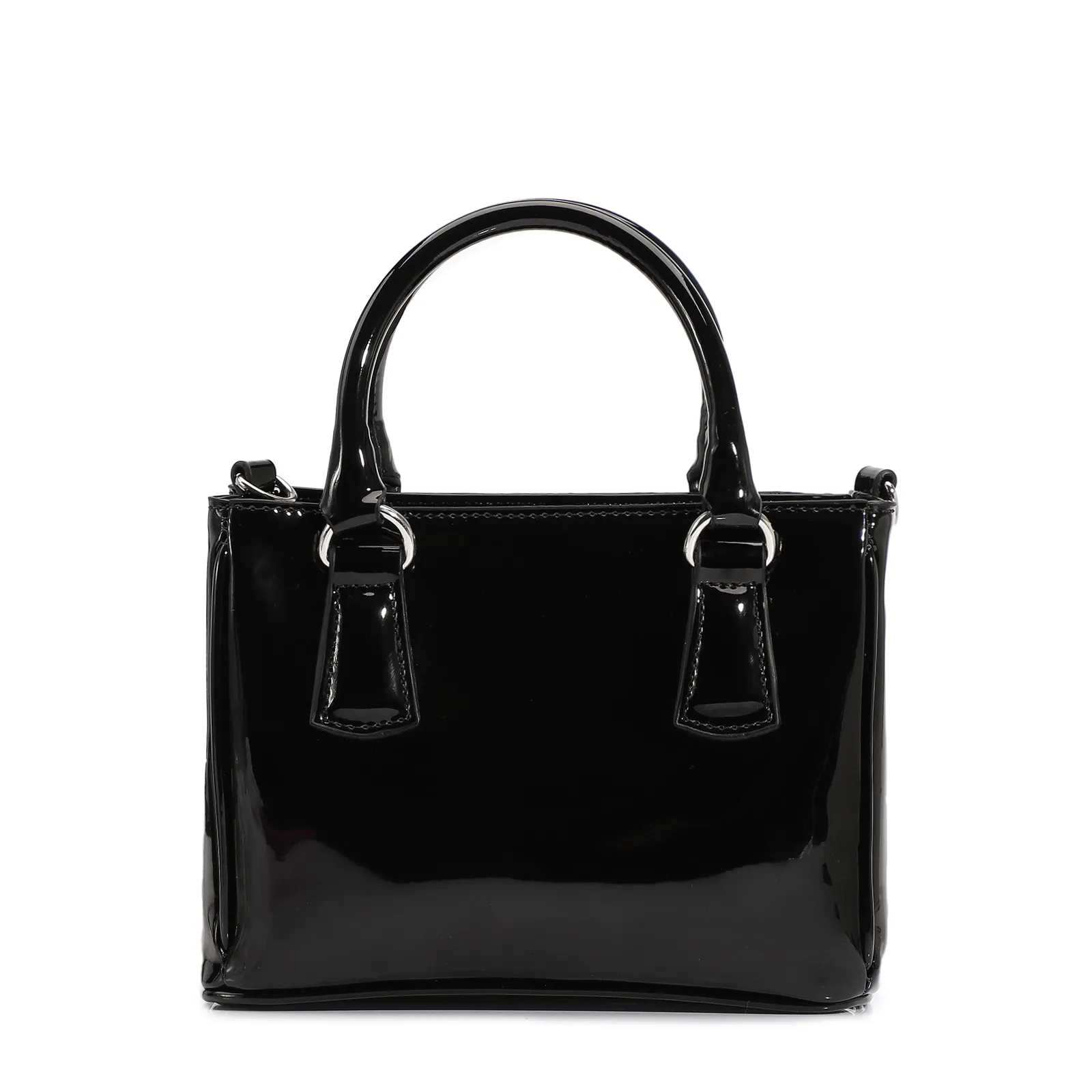 Bolsa Tote Alt Verniz Preto
