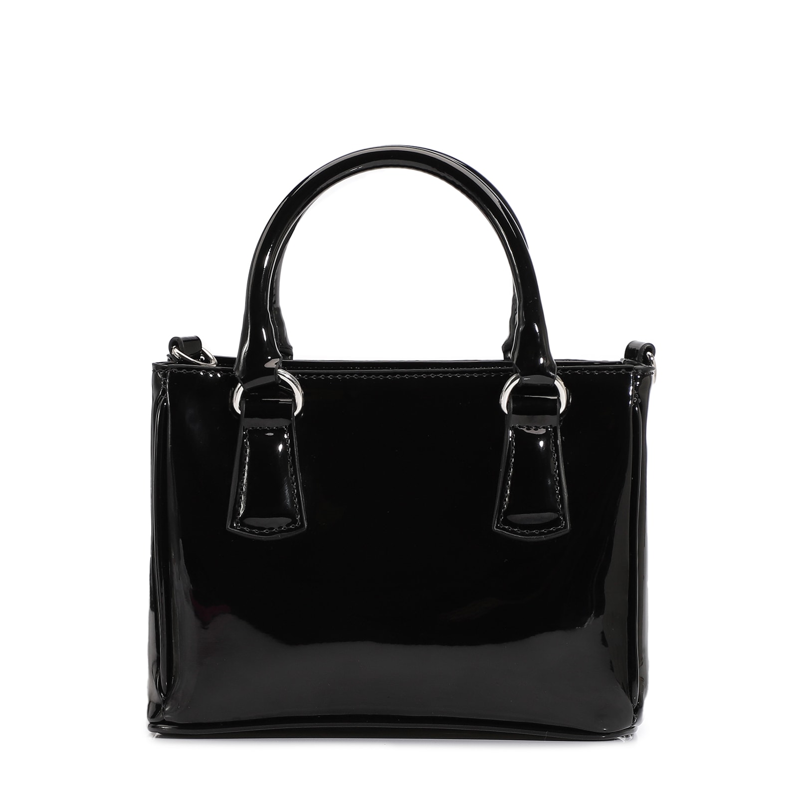 Bolsa Tote Alt Verniz Preto