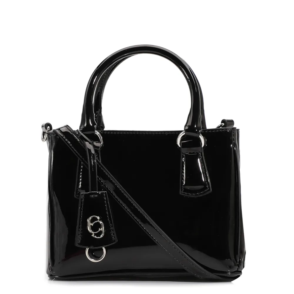 Bolsa Tote Alt Verniz Preto