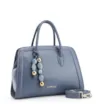 Bolsa Tote Bag Charm Couro Azul - imagem 3
