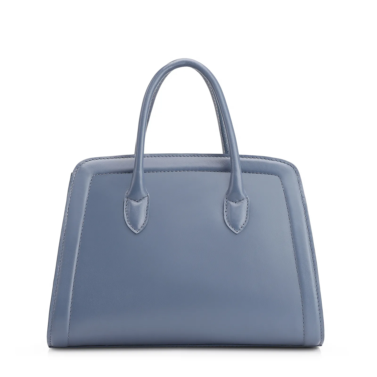 Bolsa Tote Bag Charm Couro Azul