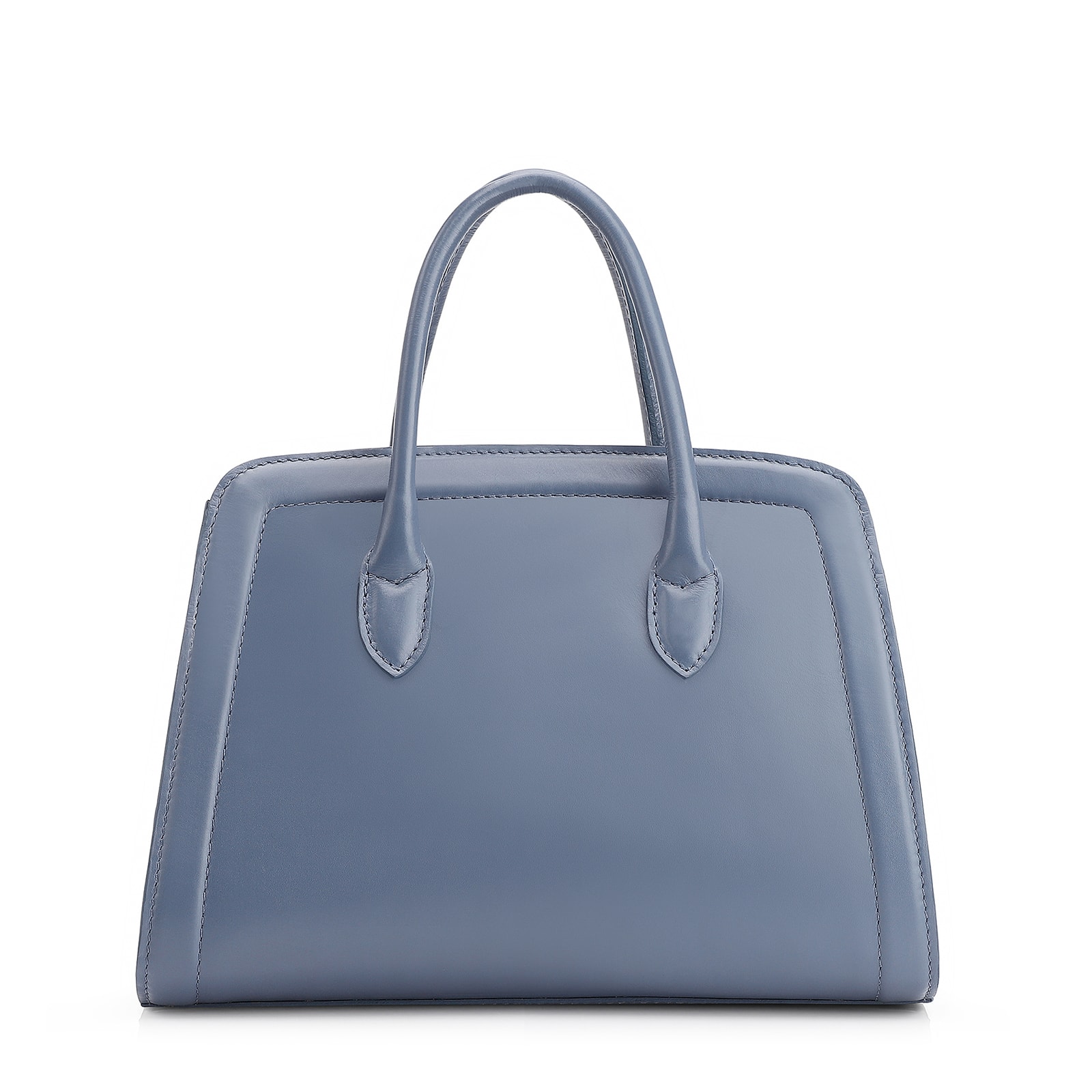 Bolsa Tote Bag Charm Couro Azul