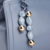 Bolsa Tote Bag Charm Couro Azul - imagem 6