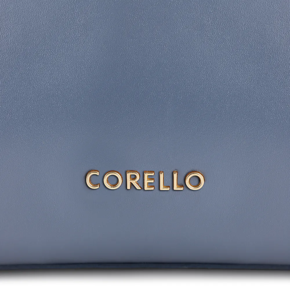 Bolsa Tote Bag Charm Couro Azul - imagem 7