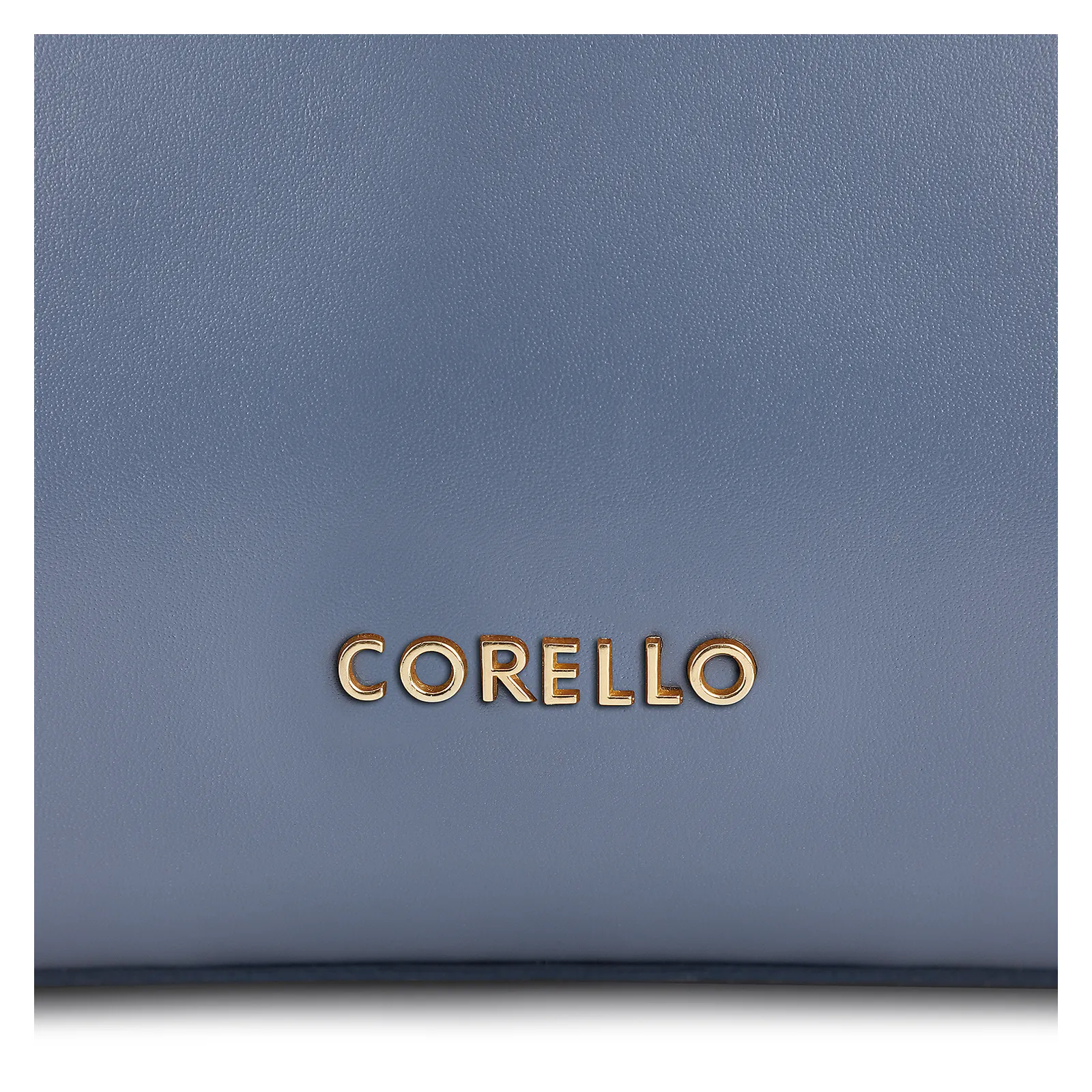Bolsa Tote Bag Charm Couro Azul