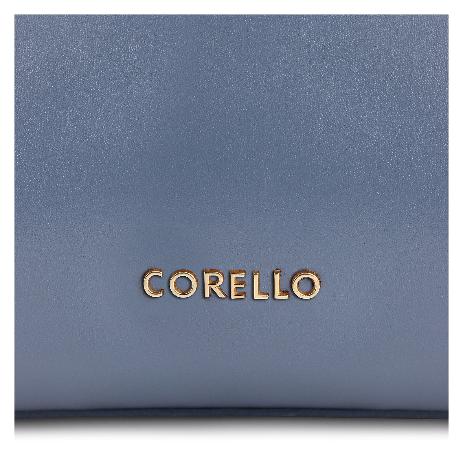 Bolsa Tote Bag Charm Couro Azul