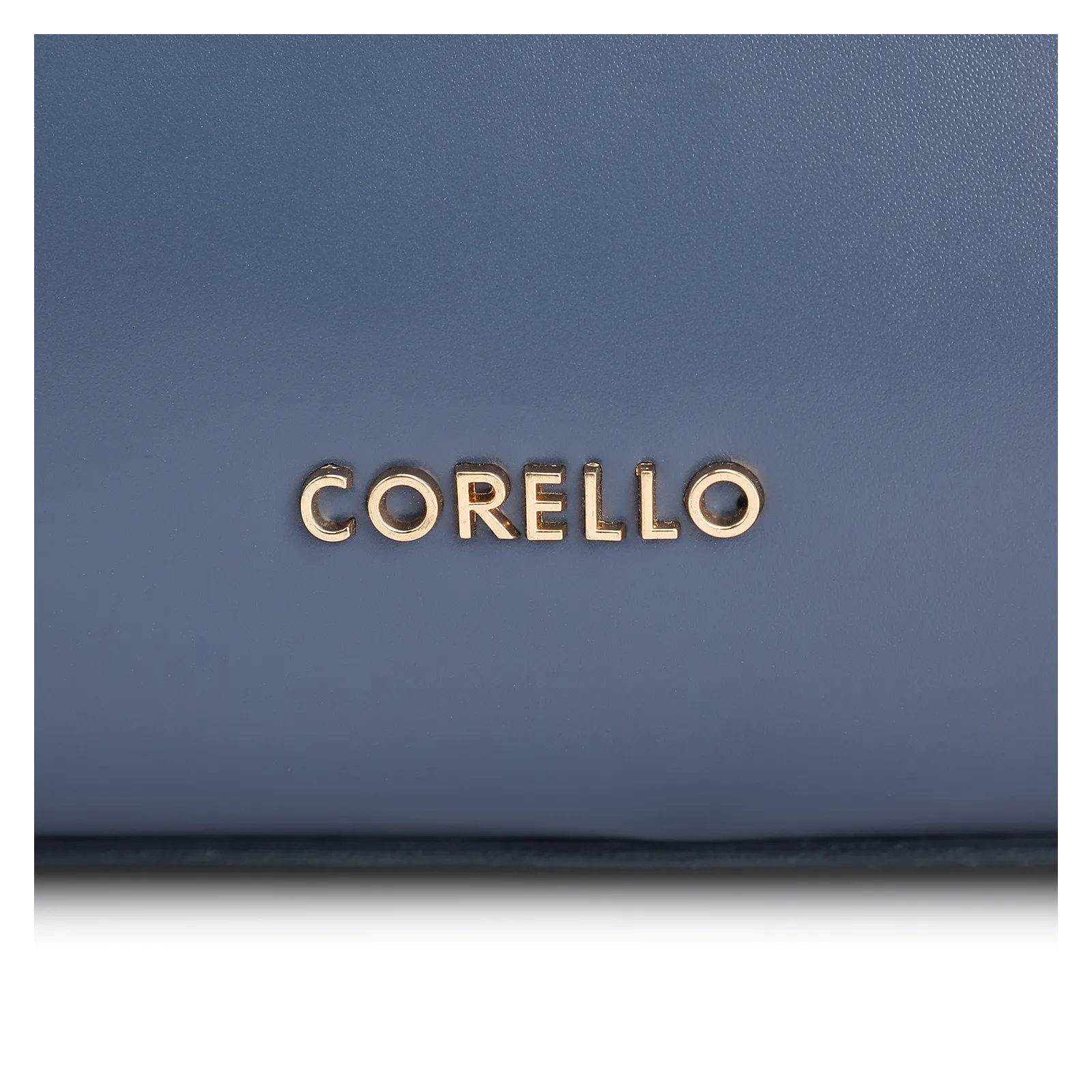 Bolsa Tote Bag Charm Couro Azul Escuro