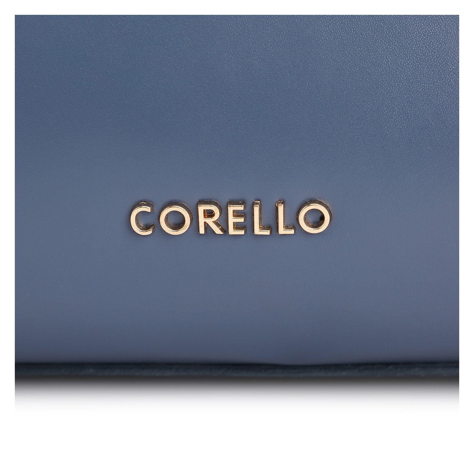 Bolsa Tote Bag Charm Couro Azul Escuro