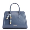 Bolsa Tote Bag Charm Couro Azul Escuro - imagem 1