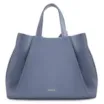 Bolsa Tote Bag Charm Couro Camurça/Couro Azul - imagem 4