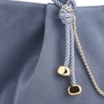 Bolsa Tote Bag Charm Couro Camurça/Couro Azul - imagem 6