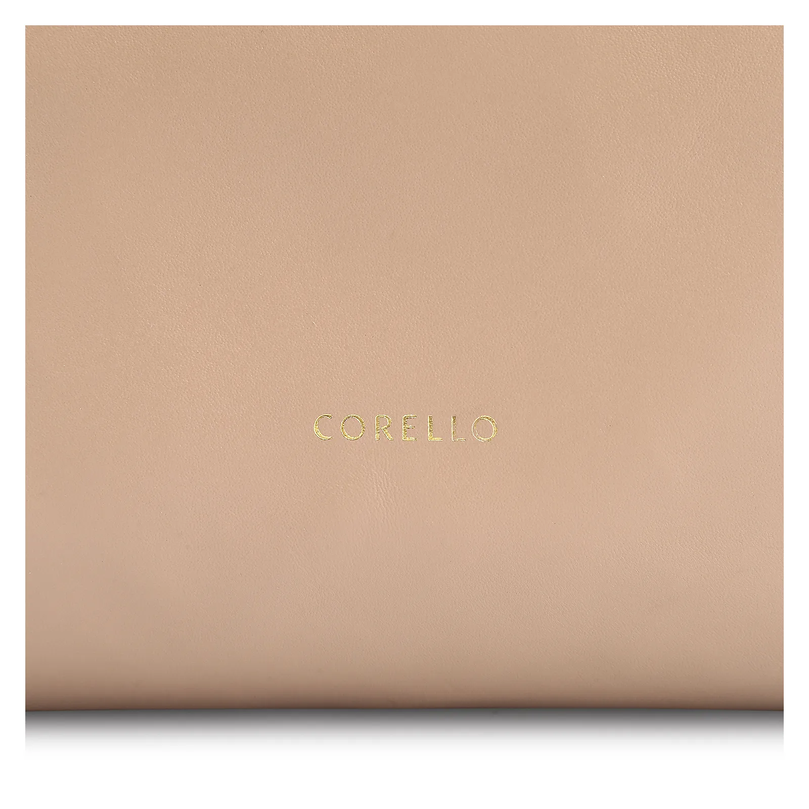 Bolsa Tote Bag Charm Couro Camurça/Couro Bege