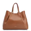 Bolsa Tote Bag Charm Couro Camurça/Couro Marrom - imagem 4