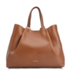 Bolsa Tote Bag Charm Couro Camurça/Couro Marrom - imagem 4