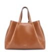 Bolsa Tote Bag Charm Couro Marrom - imagem 4