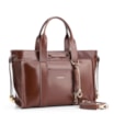 Bolsa Tote Bag Charm Couro Marrom - imagem 3