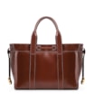 Bolsa Tote Bag Charm Couro Marrom - imagem 4