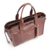Bolsa Tote Bag Charm Couro Marrom - imagem 5