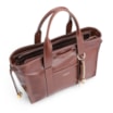 Bolsa Tote Bag Charm Couro Marrom - imagem 5