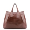 Bolsa Tote Bag Charm Couro Marrom - imagem 3