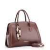 Bolsa Tote Bag Charm Couro Marrom - imagem 3
