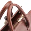 Bolsa Tote Bag Charm Couro Marrom - imagem 6