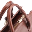 Bolsa Tote Bag Charm Couro Marrom - imagem 6