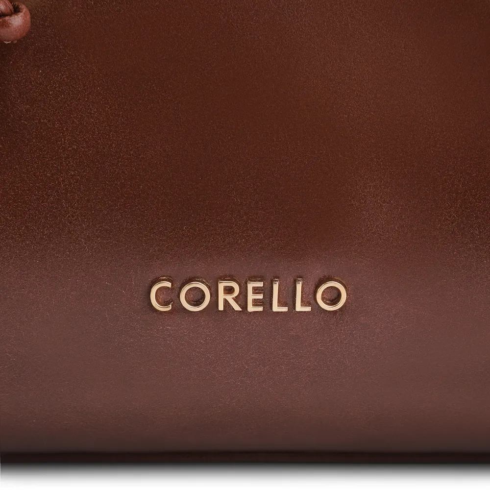 Bolsa Tote Bag Charm Couro Marrom - imagem 7