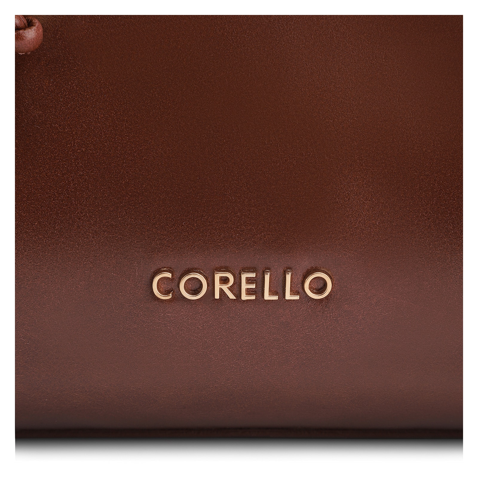 Bolsa Tote Bag Charm Couro Marrom
