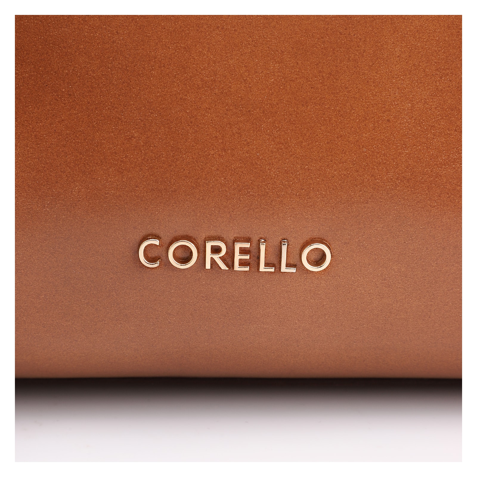 Bolsa Tote Bag Charm Couro Marrom Claro