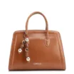 Bolsa Tote Bag Charm Couro Marrom Claro - imagem 1
