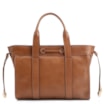 Bolsa Tote Bag Charm Couro Marrom Claro - imagem 3
