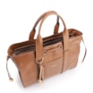 Bolsa Tote Bag Charm Couro Marrom Claro - imagem 4