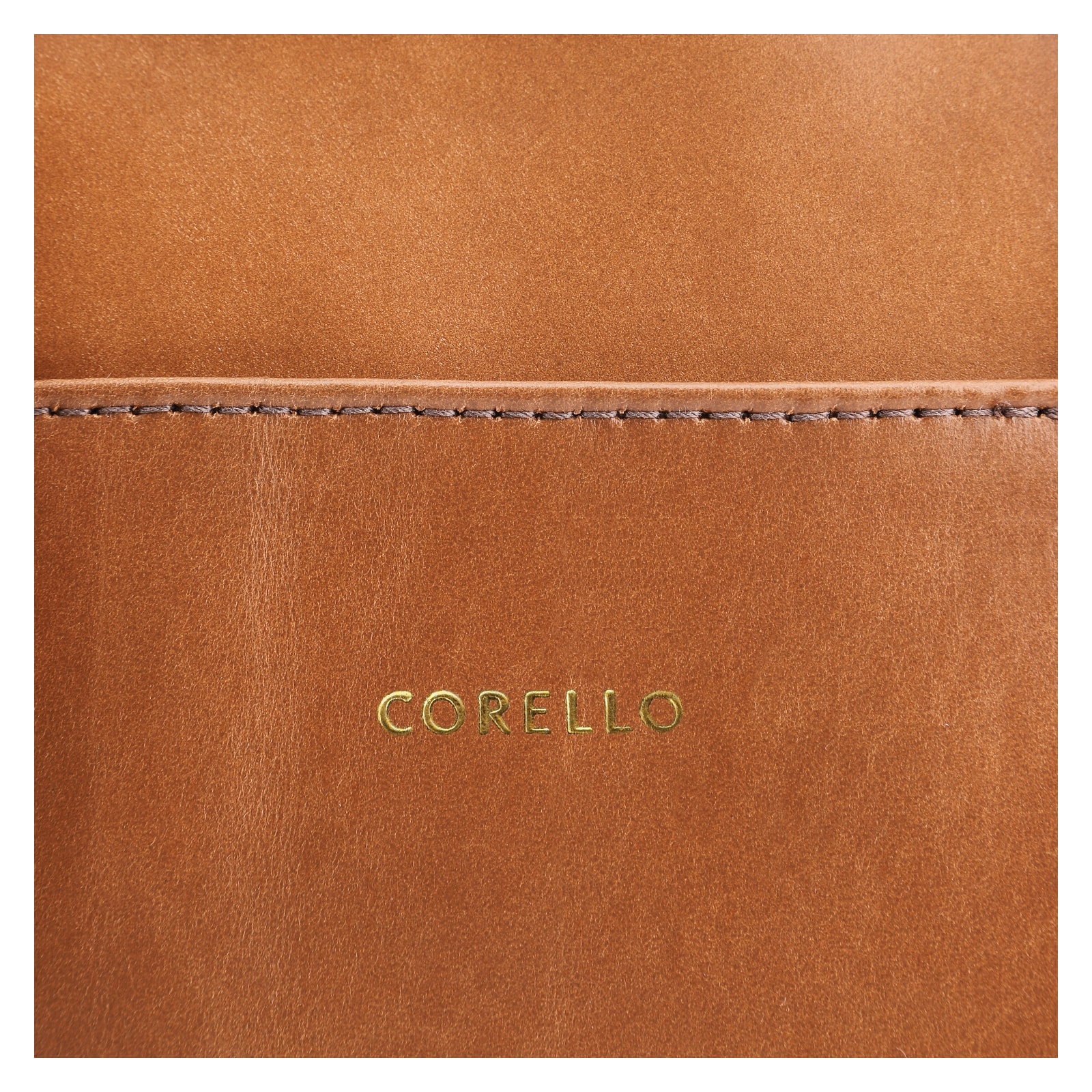 Bolsa Tote Bag Charm Couro Marrom Claro