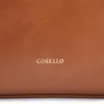 Bolsa Tote Bag Charm Couro Nobuck Croco/Couro Marrom - imagem 7