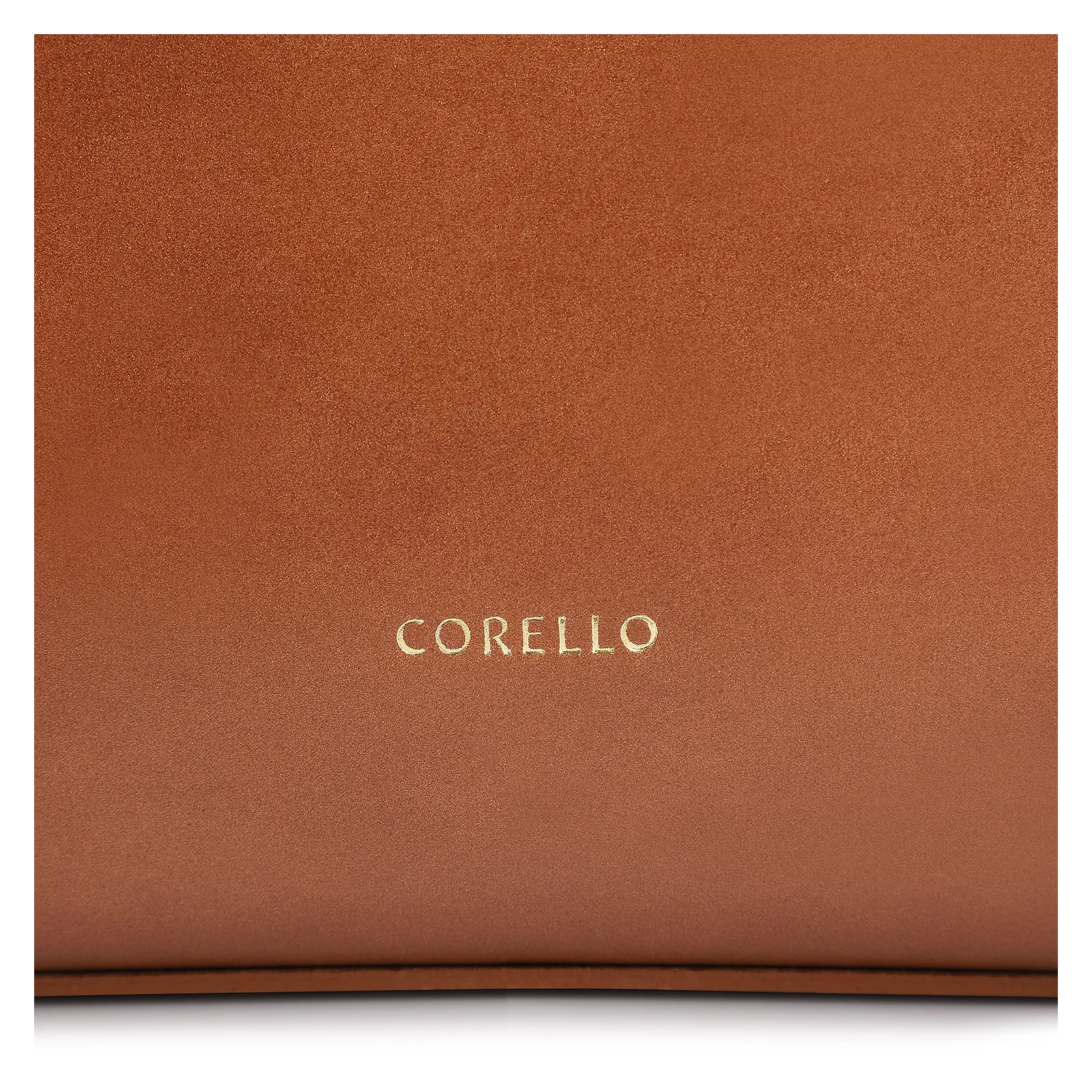 Bolsa Tote Bag Charm Couro Nobuck Croco/Couro Marrom