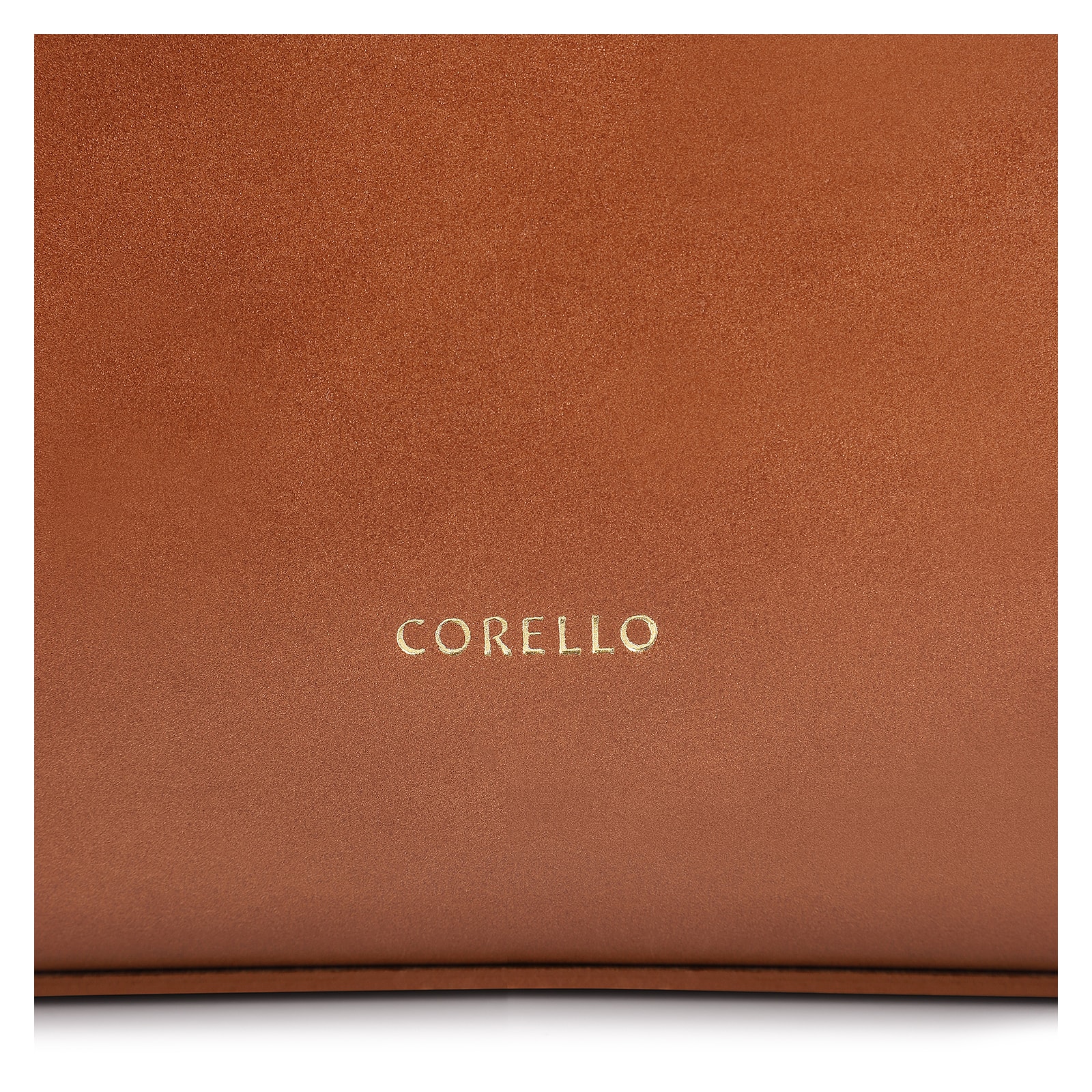Bolsa Tote Bag Charm Couro Nobuck Croco/Couro Marrom