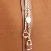Bolsa Tote Bag Charm Couro Nobuck Croco/Couro Marrom - imagem 8