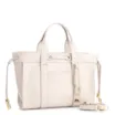 Bolsa Tote Bag Charm Couro Off White - imagem 3