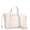 Bolsa Tote Bag Charm Couro Off White - imagem 3