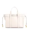 Bolsa Tote Bag Charm Couro Off White - imagem 4