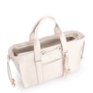 Bolsa Tote Bag Charm Couro Off White - imagem 5