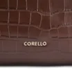 Bolsa Tote Bridão Couro Croco Marrom - imagem 6