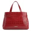 Bolsa Tote Bridão Couro Croco Vermelho - imagem 4
