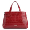Bolsa Tote Bridão Couro Croco Vermelho - imagem 4