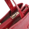Bolsa Tote Bridão Couro Croco Vermelho - imagem 6