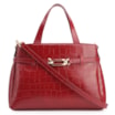 Bolsa Tote Bridão Couro Croco Vermelho - imagem 1